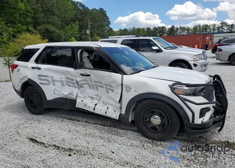 2022 Ford Explorer Police Interceptor из США, поврежденный, VIN 1FM5K8AC1NGB17877